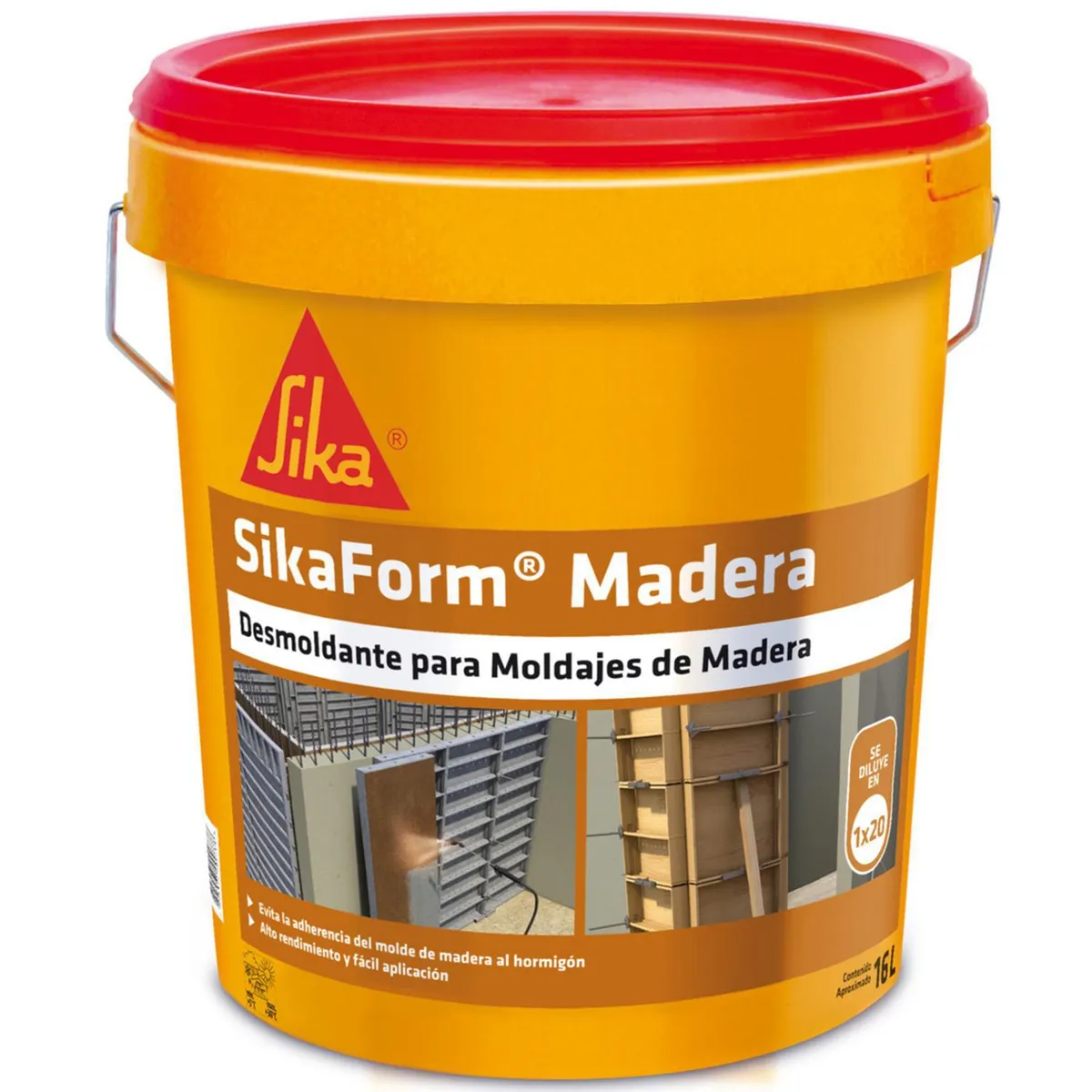 Desmoldante Madera 16L Sikaform