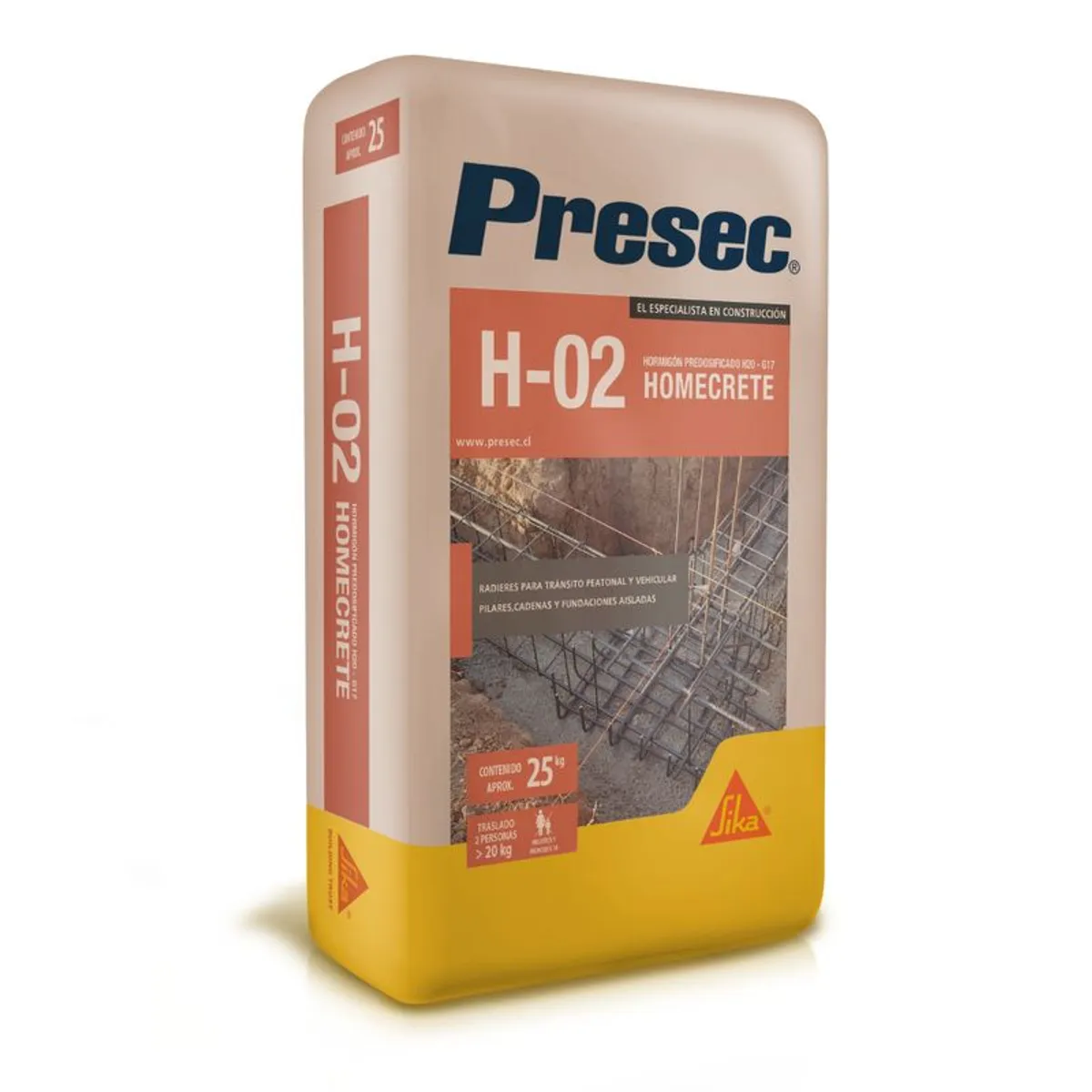 Hormigón H20 25Kg Presec H-02